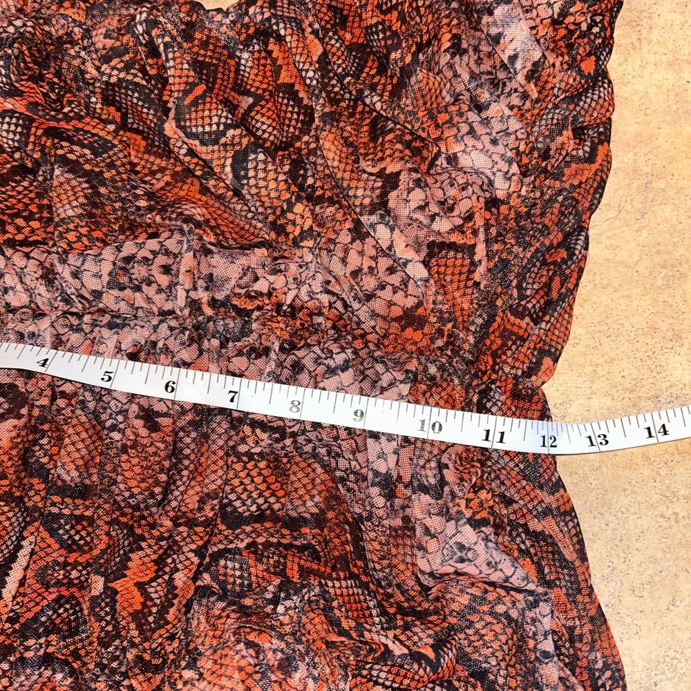 I.Am.Gia pants -ruched Snakeskin Print Pants in brown/rust - Picture 10 of 11